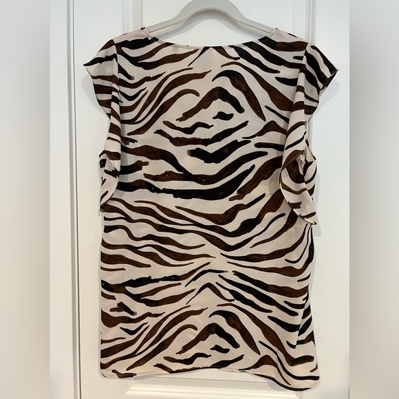 CAbi Zebra Print Sleeveless Blouse - Picture 2 of 2